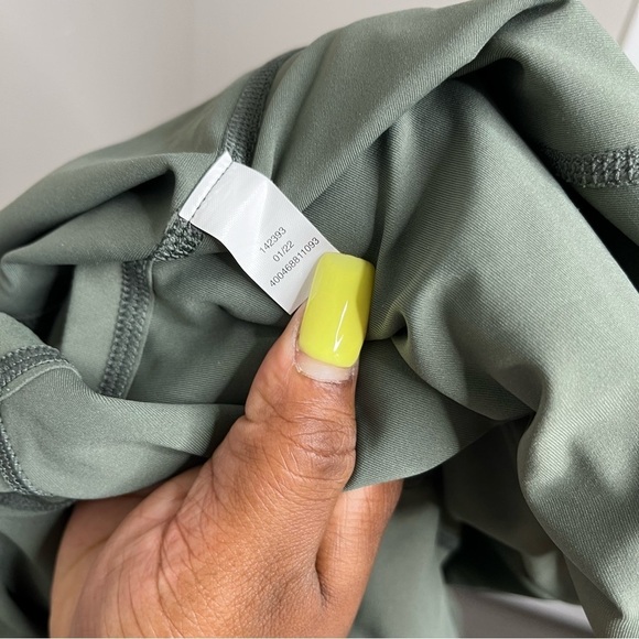 FLX Women Plus Size Athletic Dress 2X Affirmation‎ Green with Built-In Bodysuit - Picture 7 of 8